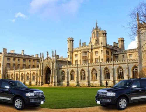 Taking a limousine tour of Cambridge historical sites